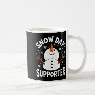 Funny Snow Day Supporter Snowflake Christmas Winte Coffee Mug
