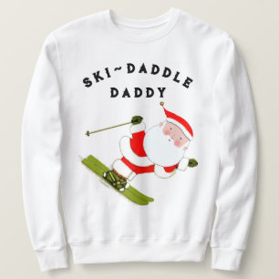 Funny Snow Skiing Christmas Sweatshirt