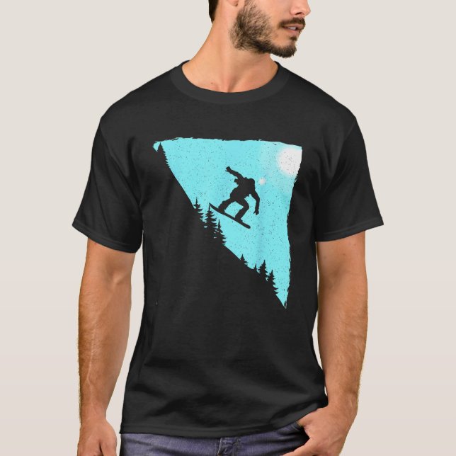 Funny Snowboarder Art For Men Women Team Snowboard T-Shirt (Front)