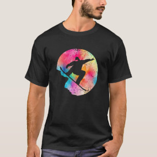 Funny Snowboarding Art For Men Women Snowboard Sno T-Shirt