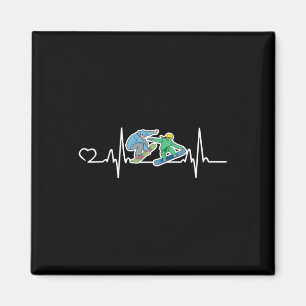Funny Snowboarding Graphic Snowboarder Design Magnet