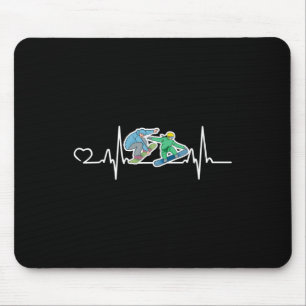Funny Snowboarding Graphic Snowboarder Design Mouse Mat