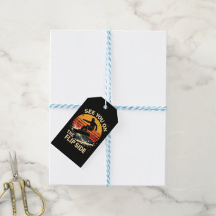 Funny Snowboarding - See You On The Flip Side Gift Tags