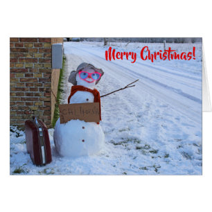 Funny Snowman Christmas Card!
