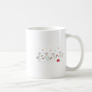 Funny Snowman Nurse Christmas Healthcare Holiday N Coffee Mug