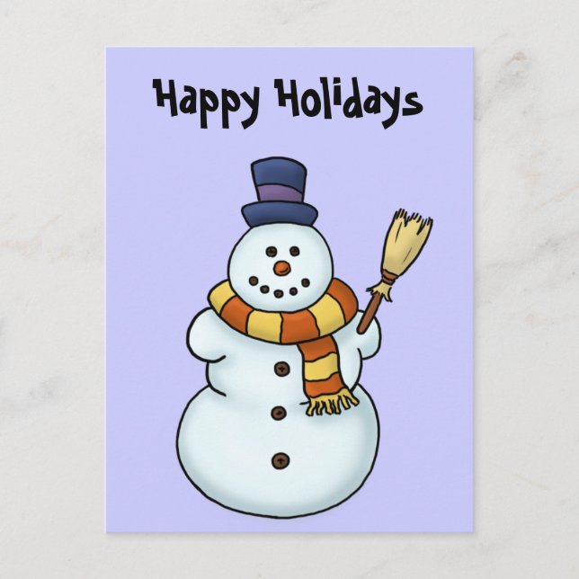 funny snowman winter holiday (Front)