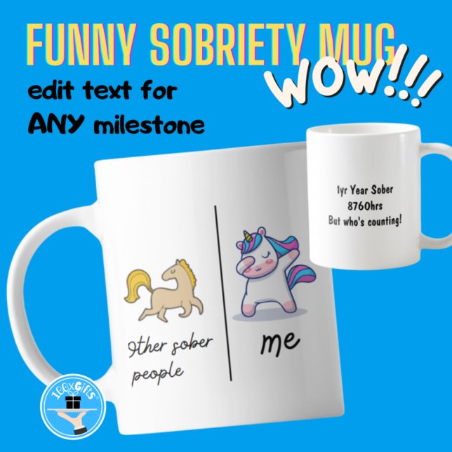 Funny Sobriety Mug - Other Sober People and Me  (Creator Uploaded)