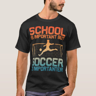 Funny Soccer Art For Boys Girls Gag Soccer T-Shirt