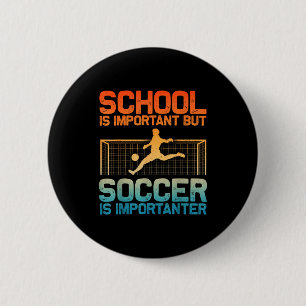 Funny Soccer Art For Boys Girls Men Women Gag Socc 6 Cm Round Badge