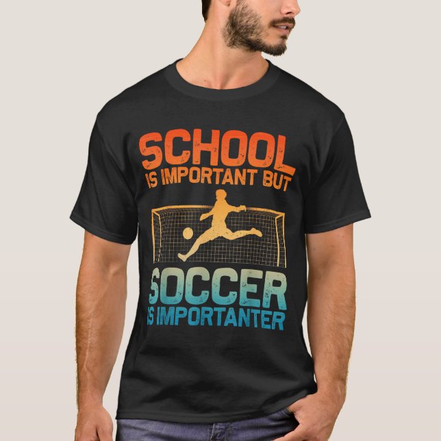 Funny Soccer Art For Boys Girls Men Women Gag Socc T-Shirt (Front)