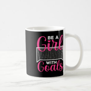 Funny Soccer Art For Girls Teens Women Soccer Love Coffee Mug