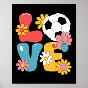 Funny Soccer Art For Women Girls Soccer Player Soc Poster