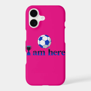 Funny soccer cup - I Am Here