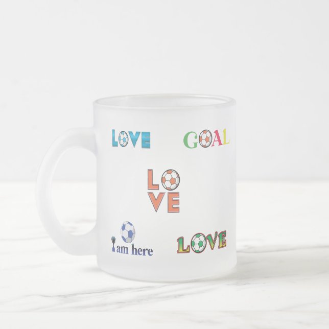 Funny Soccer Cup Sticker (Left)