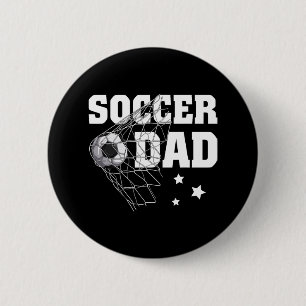 Funny Soccer Dad Daddy Soccer Sport Lover Fan Fath 6 Cm Round Badge