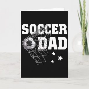 Funny Soccer Dad Daddy Soccer Sport Lover Fan Fath Card