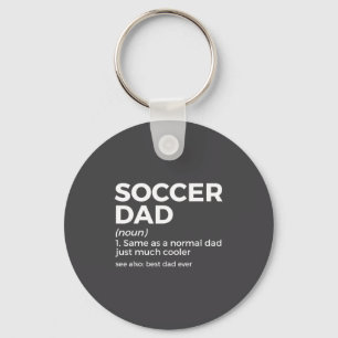 Funny Soccer Dad Definition For Mens Soccer Playe Key Ring