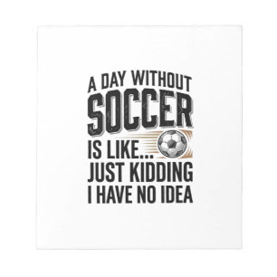 Funny Soccer Day Quote Vintage Shirt Design_1 Notepad