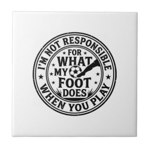 Funny Soccer Foot Warning Vintage Shirt Design_1 Tile