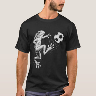 Funny Soccer Frog Score Mum Goalie Cleats Game T-Shirt