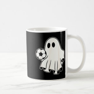 Funny Soccer Ghost Playing Soccer Lovers Halloween Coffee Mug