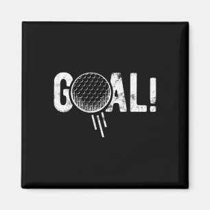 Funny Soccer Goal Golf Four Joke Magnet