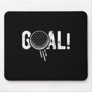 Funny Soccer Goal Golf Four Joke Mouse Mat