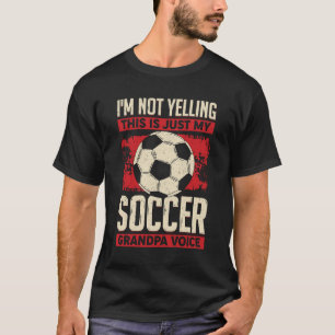 Funny Soccer Grandpa Grandfather Gift T-Shirt