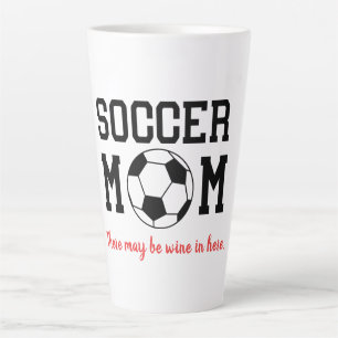 Funny Soccer Mum Latte Mug