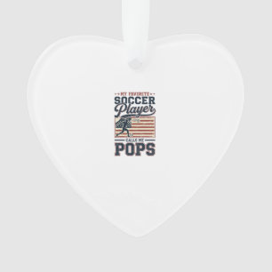 Funny Soccer Pops Vintage Engraving Shirt Design_1 Ornament