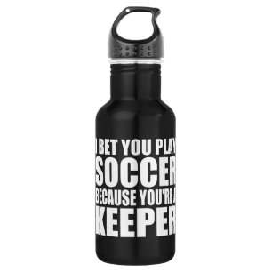 Funny Soccer Quote 532 Ml Water Bottle