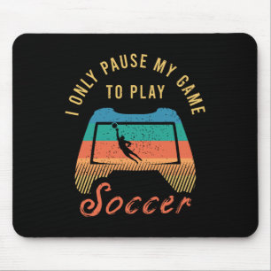 Funny Soccer Quote Outfit For A Cool Soccer Player Mouse Mat