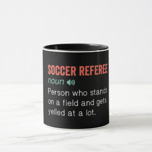 Funny Soccer Referee Definition Mug