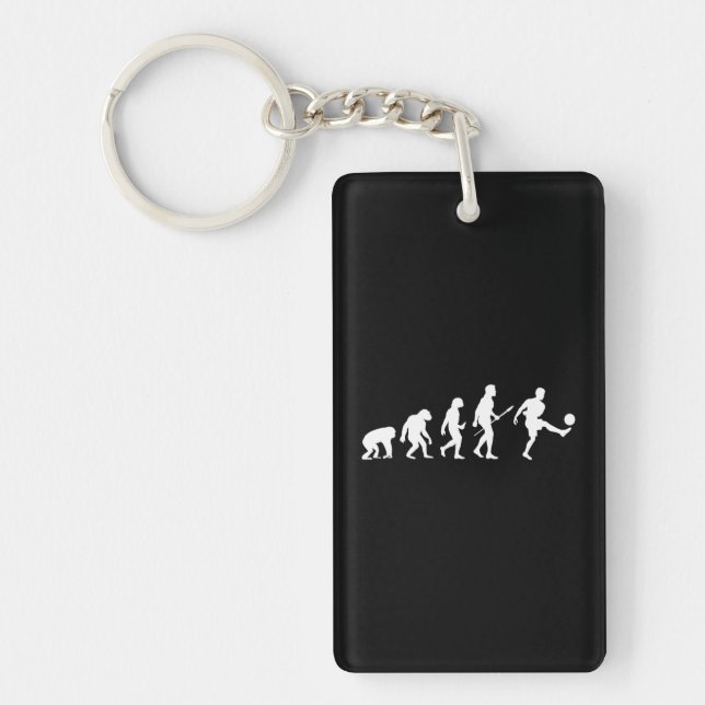 Funny Soccer s s Soccer Players Key Ring (Front)