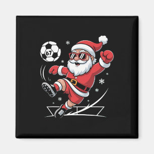 Funny Soccer Santa 67 Meme Christmas Xmas Pajamas Magnet