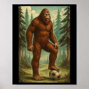 Funny Soccer Shirt For Boys Men Youth Soccer Playe Poster
