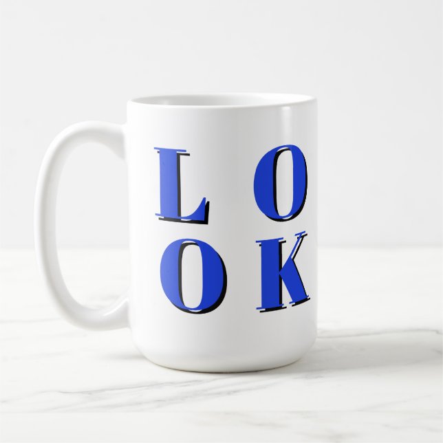 funny social cute cool design coffee mug (Left)