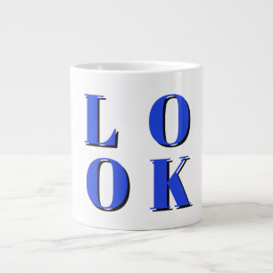 funny social cute cool design large coffee mug
