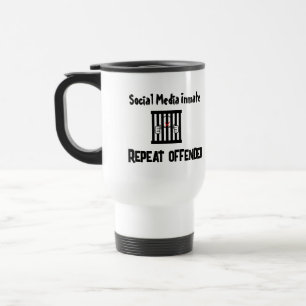 Funny social media mug cup inmate prisoner