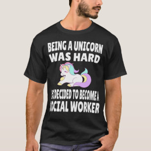 Funny Social Worker Gift MSW Masters Degree Gradua T-Shirt