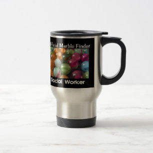 Funny Social Worker Mug Marble Finder