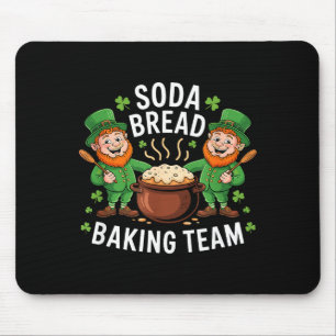 Funny Soda Bread Baking Team Irish Pastry Crew Hum Mouse Mat