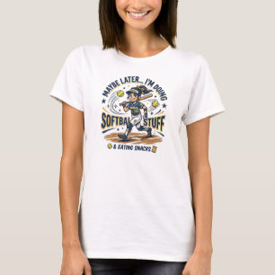 Funny softball girl t-shirt