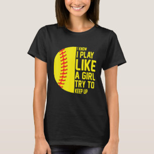 Funny Softball Softball Cute Softball  Players  1 T-Shirt