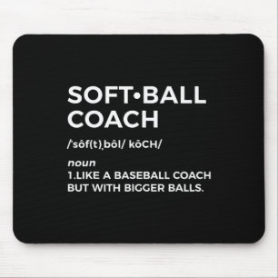 Funny Softll Coach Gift - Softll Coach Mouse Mat