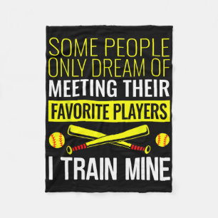 Funny Softll Coach Trainer T And Ll Sports Lover Q Fleece Blanket