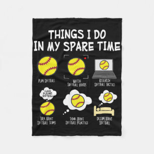 Funny Softll Fan Apparels Softll Things I Do In My Fleece Blanket