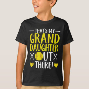 Funny Softll Lover Proud Grandma Granddaughter Gif T-Shirt