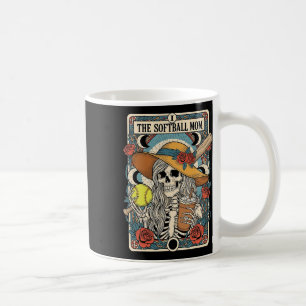 Funny Softll Mom Skeleton Tarot Card Mama Game Day Coffee Mug