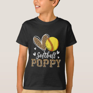 Funny Softll Poppy Leopard Poppy Softll Player T-Shirt